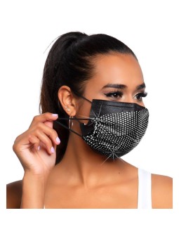 MASCHERINA SUPER FASHION - LEG AVENUE - HARLOW RHINEST