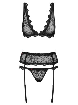 Reggiseno, reggicalze e perizoma di Obsessive
